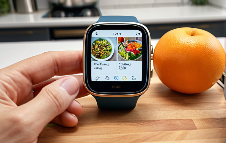 **

A person looking at health data on a smartwatch while preparing a healthy meal in a modern kitchen. Focus on the intersection of technology and healthy living, emphasizing informed choices.

**