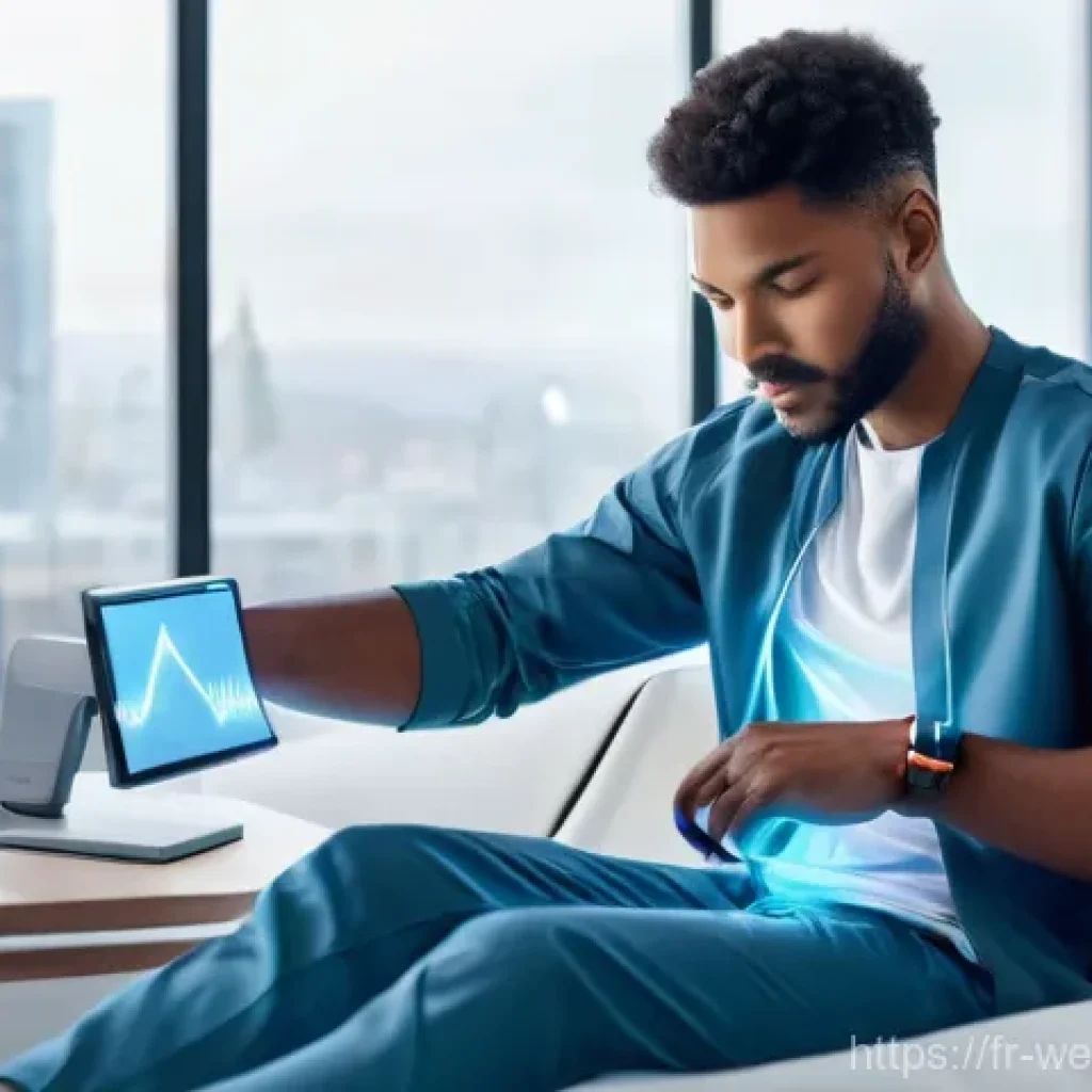 웨어러블 헬스테크의 시장 동향 분석 - **Prompt 1: The Personal Health Guardian**
    "A person in their late 20s or early 30s, dressed in ...